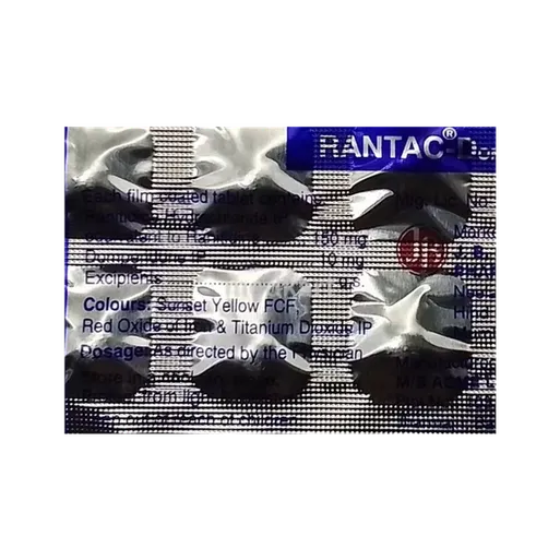 rantac d om tablet 20's